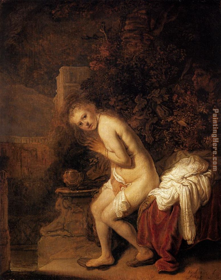 Susanna and the Elders painting - Rembrandt Susanna and the Elders art painting